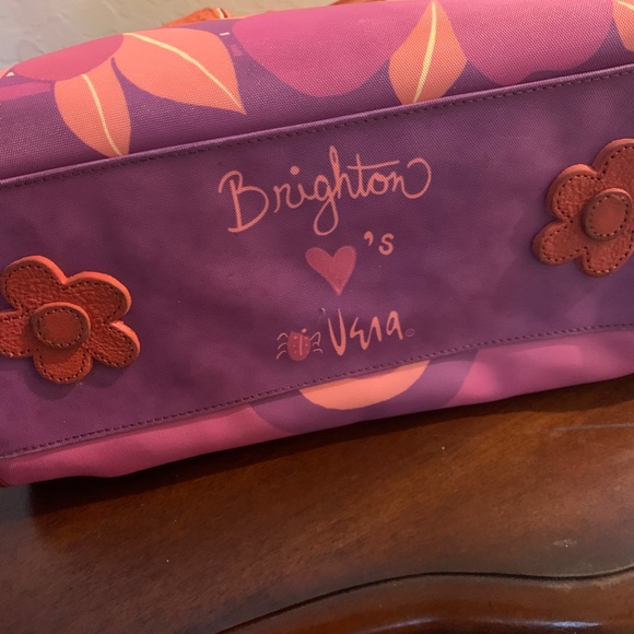 Brighton VERA TROPICS TOTE PINK & ORANGE * GENTLY USED* - Picture 5 of 5